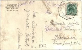 1941 Budapest, Nemzetközi Vásár, Tungsram orion pavilon. So. Stpl (fl)