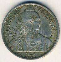 Francia Indokína 1947. 1P T:2/3+ kevés korr