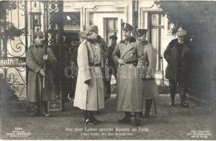Aus dem leben unseres Kaisers im Felde, Unser Kaiser mit dem Kronprinzen / Wilhelm, German Crown Prince