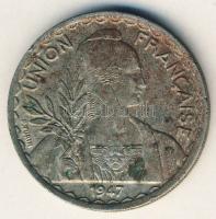 Francia Indokína 1947. 1P T:2/3+ kevés korr