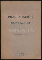Widder Salamon: Praeparációk a haftórákhoz. Bp. 1928. 165 p. Papírkötésben, szép állapotban