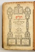 1864 Judaika imakönyv. Egészbőr kötésben.