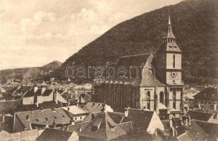 Brassó, Kronstadt, Brasov; Ev. Stadtpfarrkirche / Evangélikus templom. Kiadja Hiemesch / Lutheran church