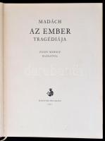 Zichy Mihály által illusztrált könyv: Madách Imre: Az ember tragédiája. Bp., 1962, Magyar Helikon. K...