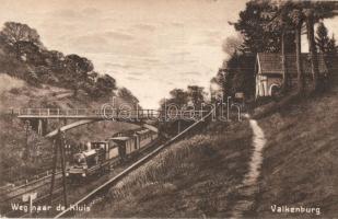 Valkenburg, Weg naar de Kluis / road, locomotive