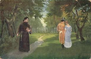 36 db főleg RÉGI motívumlap, főleg művészlapok / 36 mostly pre-1945 motive postcards, mostly art