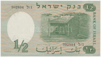 Izrael 1958. 1/2L T:I,I-
Israel 1958. 1/2 Lira C:UNC,AU
Krause 29.a