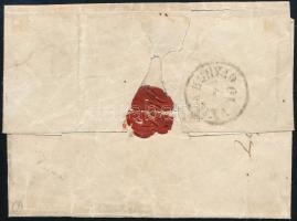 ~1860 5kr II levélen "DEVA" - Cserna ~1860 5kr on cover "DEVA" - Cserna