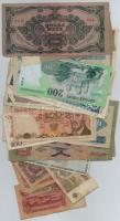 30db-os vegyes magyar és külföldi bankjegy tétel T:vegyes