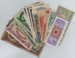 30db-os vegyes magyar és külföldi bankjegy tétel T:vegyes