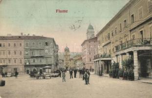 Fiume - 4 db régi képeslap / 4 pre-1945 postcards