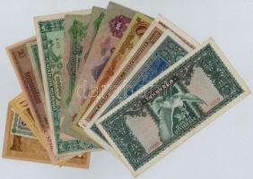 15db-os vegyes magyar  és külföldi bankjegy tétel, közte magyar pengő bankjegyek, illetve német és h...