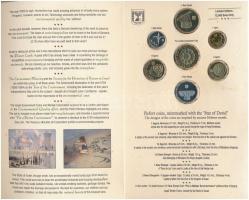 Izrael 1994. 1a-5Sh (6xklf) piefort forgalmi sor, karton dísztokban + "A jobb környezetért"...