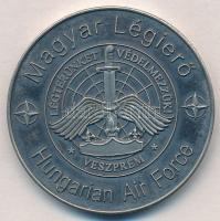 DN Magyar Légierő - Hungarian Air Force - Légterünket védelmezzük - Veszprém ezüstpatinázott fém emlékérem (42,5mm) T:1-