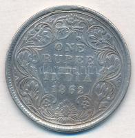 Brit-India 1862. 1R Ag "Viktória" T:2- ph.
British India 1862. 1 Rupee Ag "Victoria&...