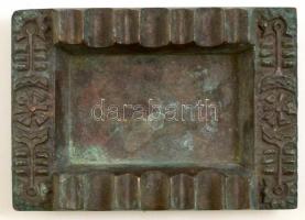 Bronz hamutartó, 13×9 cm