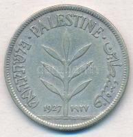 Palesztina 1927. 100m Ag T:2 Palestine 1927. 100 Mils Ag C:XF Krause KM#7