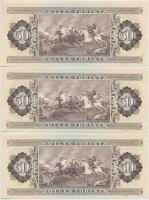 1989. 50Ft (3x) sorszámkövetők T:I 
Adamo F25