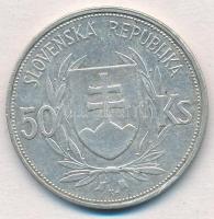 Szlovákia 1944. 50K Ag "Függetlenség 5. évfordulója" T:2
Slovakia 1944. 50 Korun Ag &quot...