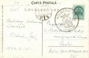 Kolozsvár, Cluj; Tud. egyetemi klinika, ideg és elmegyógyászat. Kiadja Rigó Árpád / Clinicele univer...