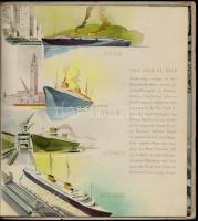 cca 1930 Bremen, Europa, Columbus. Norddeutscher Lloyd, Bremen német hajózási vállalat prospektusa, ...