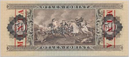 1986. 50Ft "MINTA" perforációval és felülnyomással "D 000 000836" sorszámmal T:I...