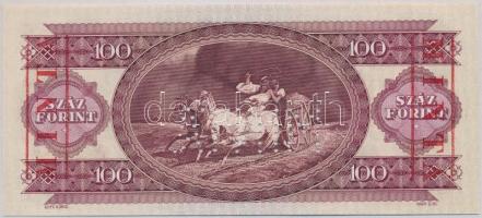 1989. 100Ft "MINTA" perforációval és felülnyomással "B 000 000471" sorozatszámma...