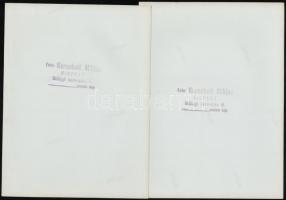 cca 1939 Győr, Korschelt Miklós (1900-1982) budapesti festő- és fotóművész hagyatékából 8 db vintage...