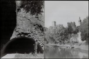 cca 1939 Győr, Korschelt Miklós (1900-1982) budapesti festő- és fotóművész hagyatékából 8 db vintage...