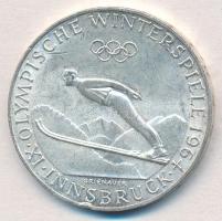 Ausztria 1964. 50Sch Ag IX. Téli Olimpia Innsbruck T:1-,2 ph.  Austria 1964. 50 Schilling Ag Winter Olympics Insbruck C:AU,XF edge error Krause KM#2896