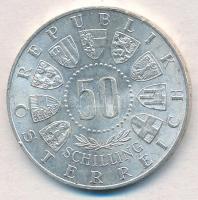 Ausztria 1964. 50Sch Ag "IX. Téli Olimpia Innsbruck" T:1-,2 ph. 
Austria 1964. 50 Schilli...
