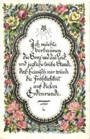 Sinnspruch von Hoffmann v. Fallersleben / epigram of August Heinrich Hoffmann von Fallersleben, the author of Germanys national anthem Das Lied der Deutschen (EK)
