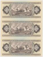 1989. 50Ft (3x) sorszámkövetők T:I 
Adamo F25