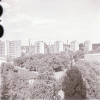 cca 1969 Budapest, X. ker., Kőbánya, városképek, épületfotók, látképek a város múltjáról, fejlődésér...