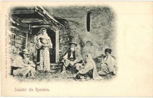 Salutari din Romania. Editura Ad. Maier & D. Stern / Romanian folklore (EK)