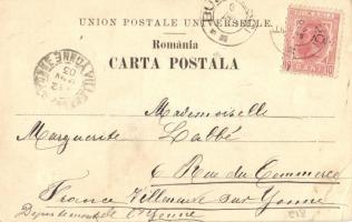 1903 Salutari din Romania, Ciobani. Editura Ad. Maier & D. Stern / Romanian folklore, shepherds ...