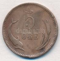 Dánia 1874. 5ö Br "IX. Keresztély" T:2- ph.
Denmark 1874. 5 Öre Br "Christian IX&quo...