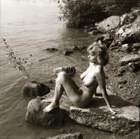 cca 1987 Menesdorfer Lajos (1941-2005) budapesti fotóművész hagyatékából, 13 db vintage negatív, 6x6...