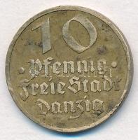 Danzig 1932. 10Pf Al-Br T:2 patina
Danzig 1932. 10 Pfennig Al-Br C:XF patina