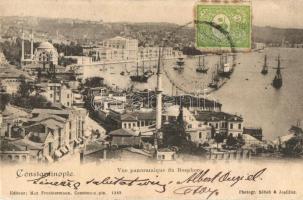 1903 Constantinople, Istanbul; Vue panoramique du Bosphore / general view. TCV card. Max Fruchtermann No. 1248. Photogr. Sébah & Joaillier (EK)