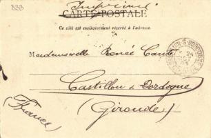 1903 Constantinople, Istanbul; Vue panoramique du Bosphore / general view. TCV card. Max Fruchterman...