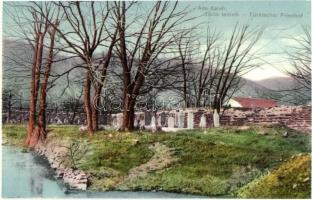 Ada Kaleh, Török temető / Türkischer Friedhof / Turkish cemetery - képeslapfüzetből / from postcard booklet