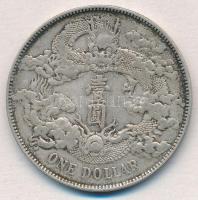 Kína ~1911. 1$ Ag "Sárkány" (26,9g) T:2-
China ~1911. 1 Dollar Ag "Dragon" (26,...
