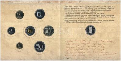 2005. 1Ft-100Ft (7xklf) forgalmi sor szettben + 2005. 10Ft "József Attila" T:PP
Adamo FO3...