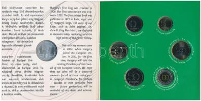 2011. 5Ft-200Ft (6xklf) forgalmi sor szettben + 3000Ft Ag "Az Európai Unió Tanácsának magyar el...