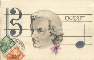 1907 Mozart. TCV card s: Toullat
