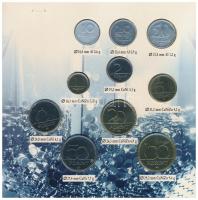 1996. 10f-100Ft 10klf db "50 éves a forint" forgalmi sor dísztokban T:BU 
Adamo FO29