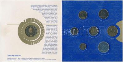 2000. 1Ft-200Ft (7xklf) forgalmi sor szettben + "200 ft Milennium" T:BU több érmén patina
...