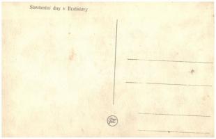 1919 Pozsony, Pressburg, Bratislava; Csehszlovák légió felvonulása és ünnepély / Slavnostny dny / pa...