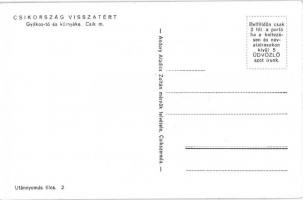 Gyilkos-tó, Lacul Rosu; Csíkország visszatért. Andory Aladics Zoltán mérnök felvétele / lake